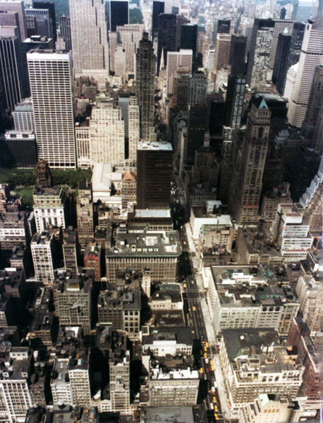 view from The Empire State Bldg